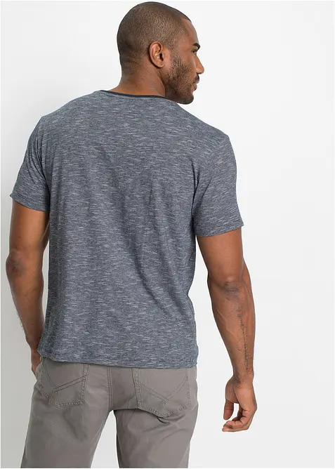 T-shirt i bomull med bekv&auml;mt snitt (2-pack), bonprix