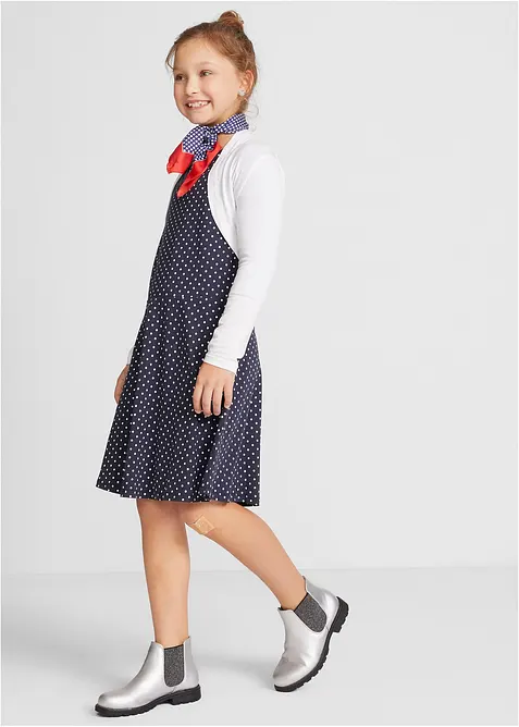 Jerseybolero i mjuk viskos för barn, bonprix