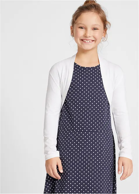 Jerseybolero i mjuk viskos för barn, bonprix