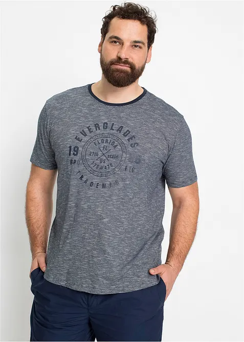 T-shirt med bekvämt snitt i ren bomull (2-pack), bonprix