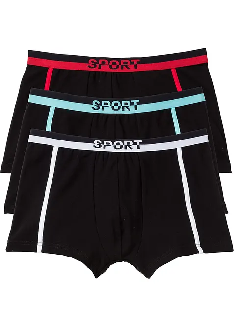 Boxershorts med bomull (3-pack), bonprix