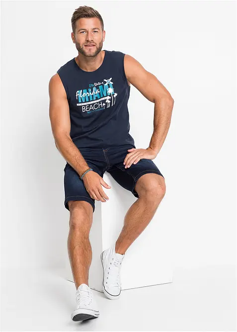 Linne med bekvämt snitt i ekologisk bomull, bonprix