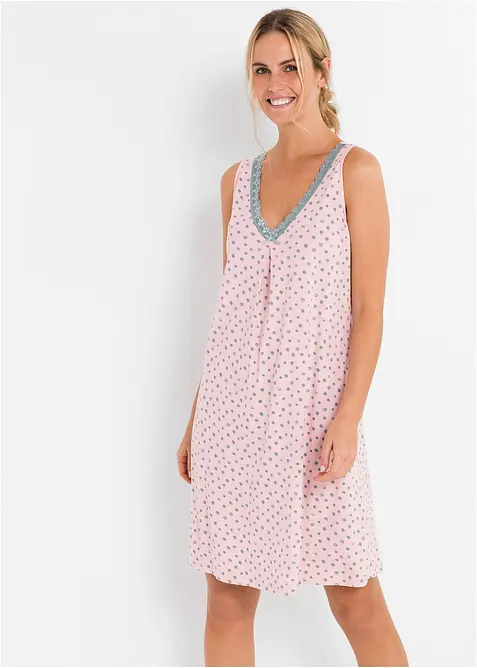 Kort nattlinne av mjuk viskosmix, bonprix