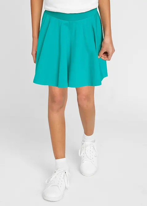 Jerseykjol med ekologisk bomull f&ouml;r barn (2-pack), bonprix