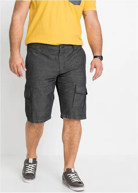 Cargoshorts av ren bomull, Loose Fit, bonprix