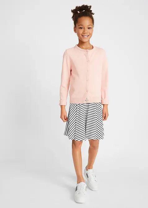 Barnkjol i ekologisk bomull (2-pack), bonprix