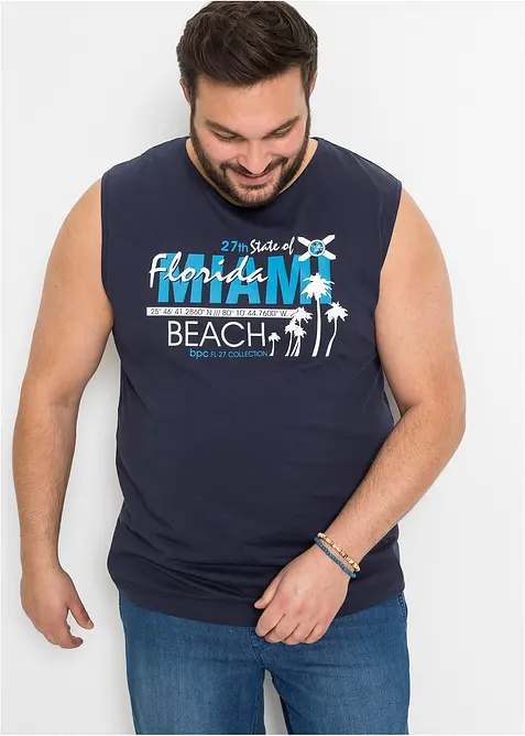 Linne med bekvämt snitt i ekologisk bomull, bonprix