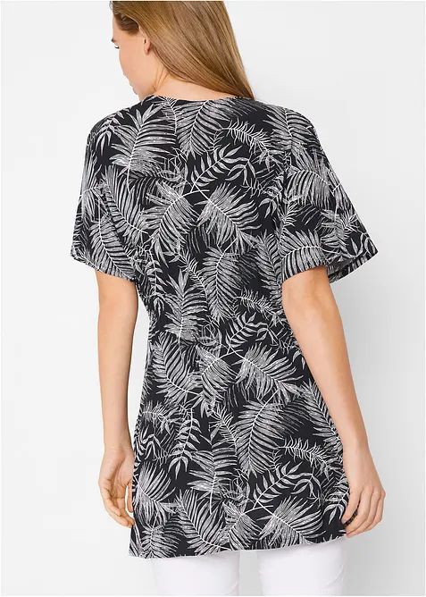 L&aring;ng tunika av mjuk viskos, bonprix