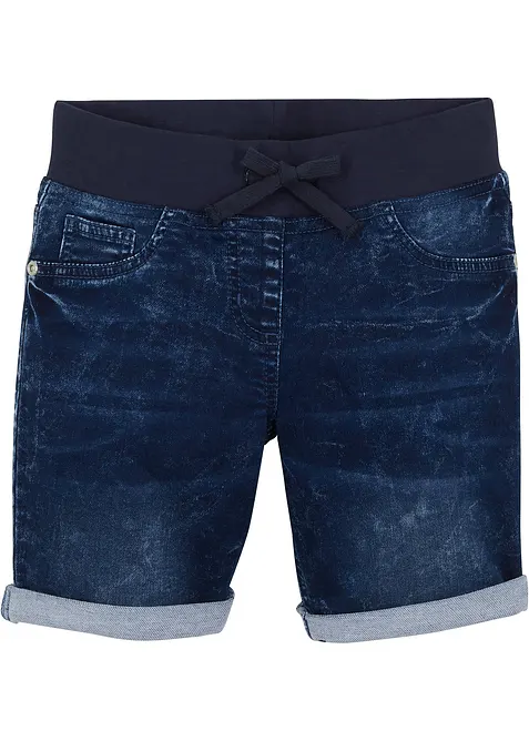 Jeansshorts Mid Waist för barn, bonprix