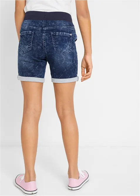 Jeansshorts Mid Waist för barn, bonprix