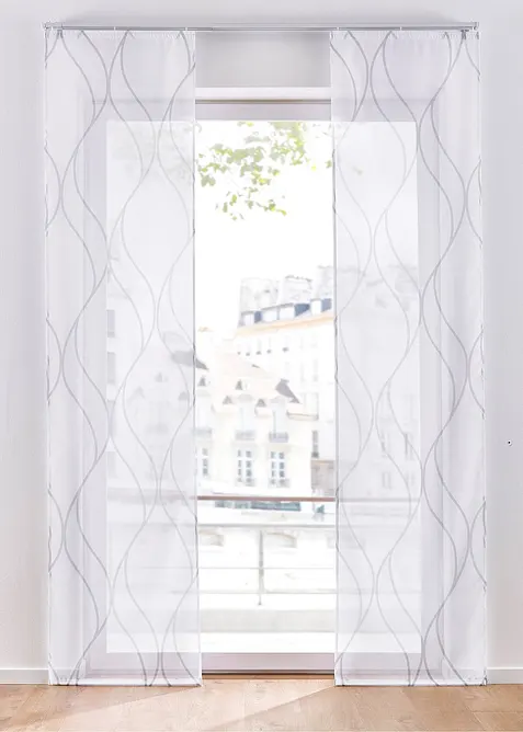 Panelgardin med återvunnen polyester (1-pack), bonprix