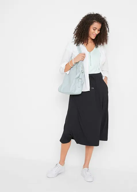 Jerseykjol av bomullsmix, bonprix