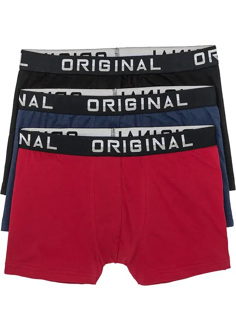 Boxershorts med bomull (3-pack), bonprix
