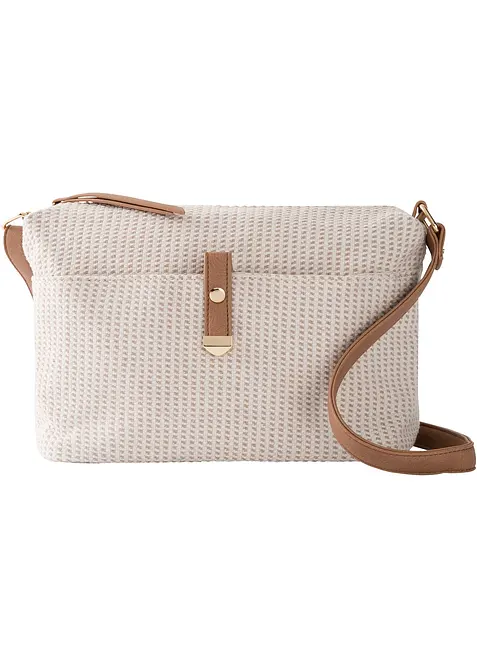 Axelremsv&auml;ska i tyg med detalj, bonprix