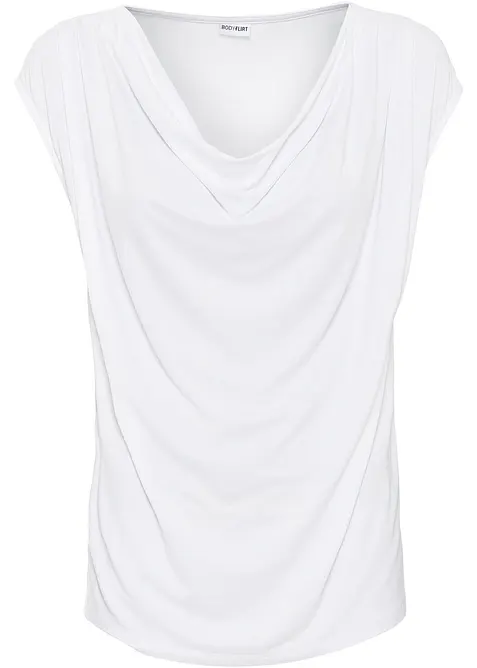 Topp av viskosmix med vattenfallsringning, bonprix