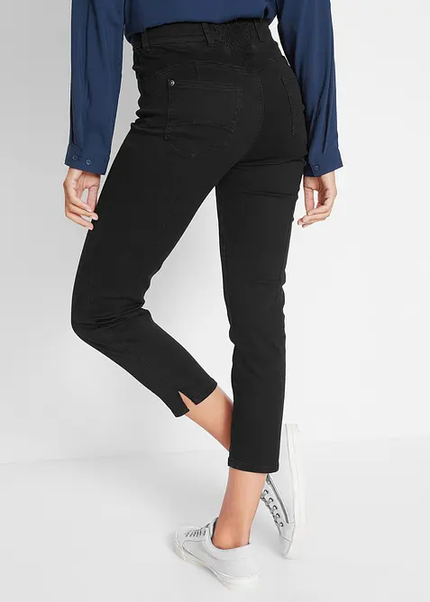 Slim Fit Jeans Mid Waist, med bekväm midja, bonprix