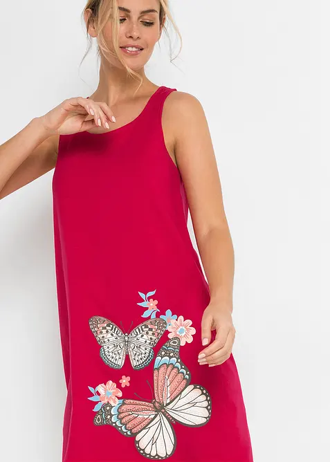 Kort nattlinne av ren bomull, bonprix