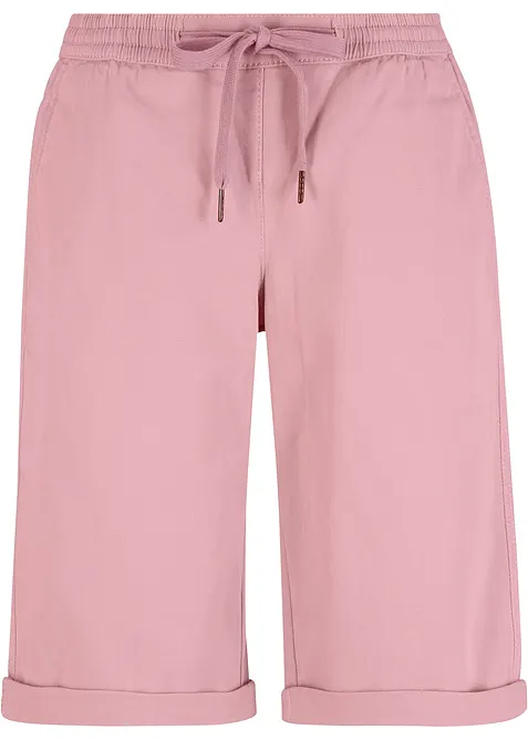 Dra p&aring;-bermudas med bekv&auml;m midja, bonprix