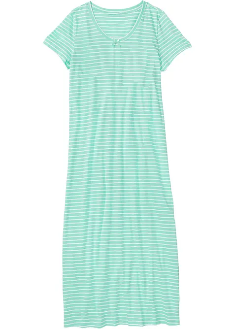 Långt nattlinne av ren bomull, bonprix