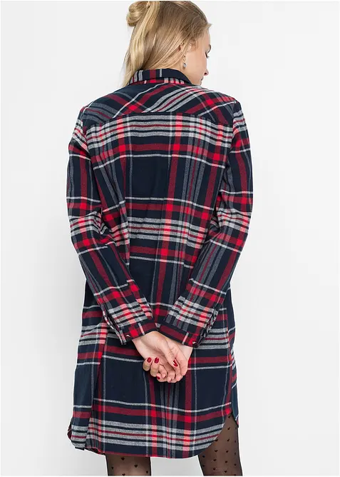 Skjortklänning i ren bomull, bonprix