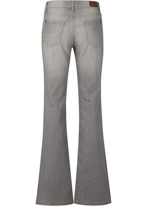 Bootcut Jeans Mid Waist, Comfort Stretch, bonprix