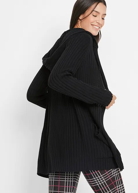 Cardigan med luva, bonprix