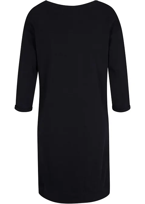 Trik&aring;kl&auml;nning med 3/4-&auml;rm och mjukt ruggad insida, bonprix