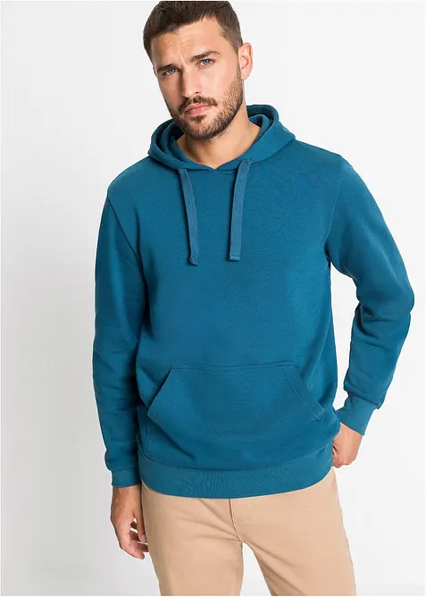 Sweatshirt med huva, bonprix