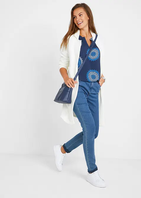 Blustunika i mjuk viskos, bonprix