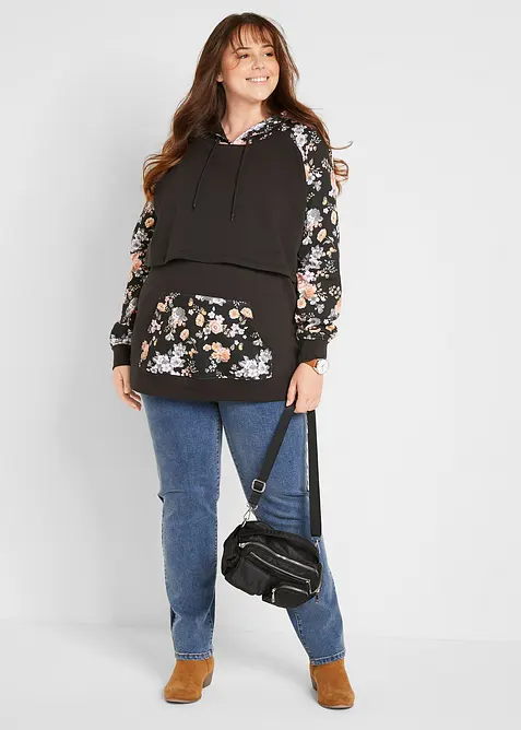 Mjuk mamma-/amningssweatshirt, bonprix