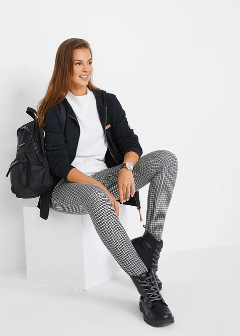 Munkjacka med luva i ren bomull, bonprix