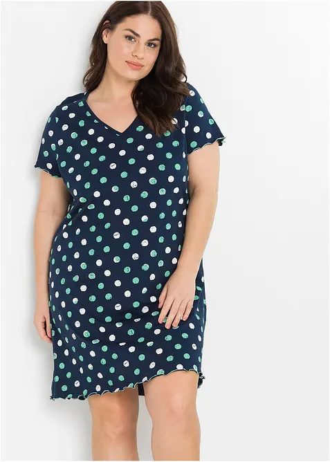 Kort nattlinne av ekologisk bomull, bonprix