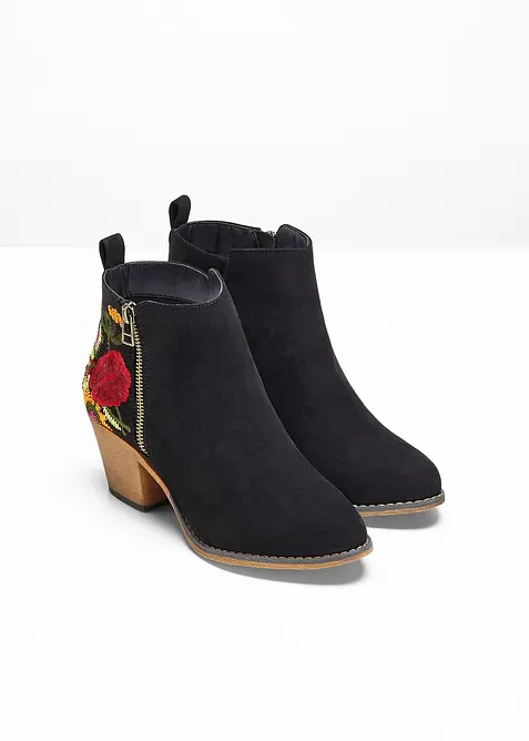 Cowboystövlett med broderi, bonprix