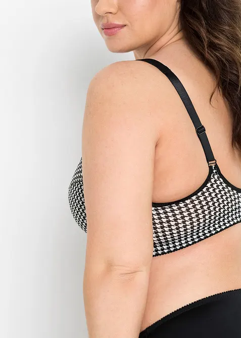 Avlastande BH utan bygel, med vadderade axelband, bonprix