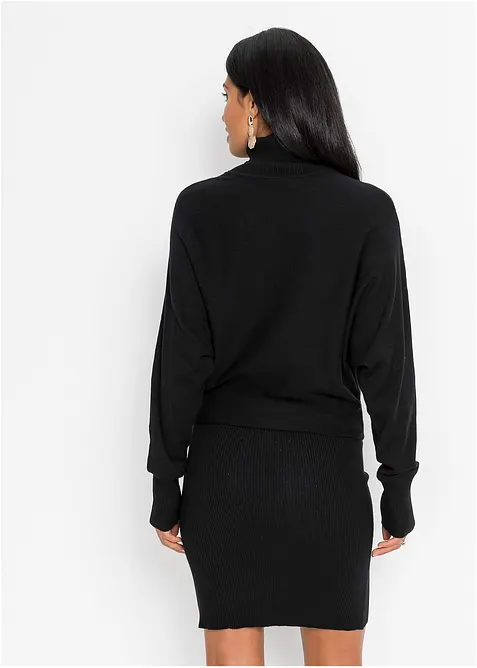 Stickad kl&auml;nning, bonprix