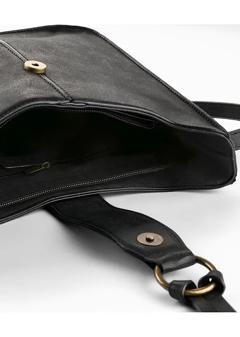 Axelremsväska med dekorativt spänne, bonprix