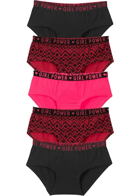 Hipstertrosa med mjuk bomull (5-pack), bonprix