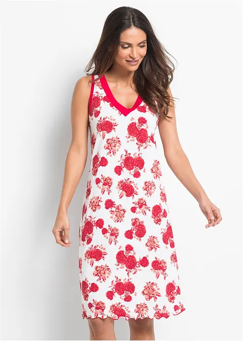 Kort nattlinne av mjuk viskosmix, bonprix