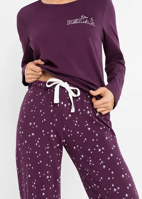 Pyjamas i bomull, bonprix