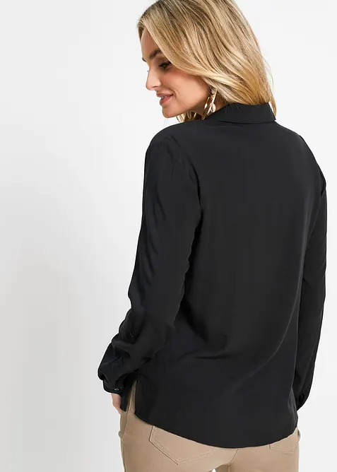 Blus av mjuk viskos, bonprix