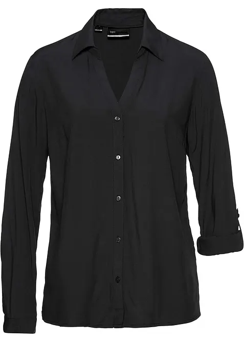 Blus av mjuk viskos, bonprix