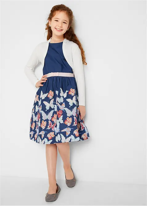 A-linjeformad miniklänning för barn, bonprix