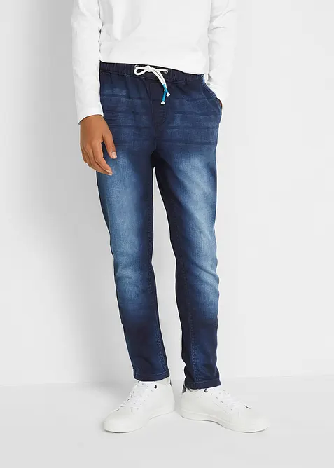 Regular Fit Sweat Jeans för barn, Straight, bonprix
