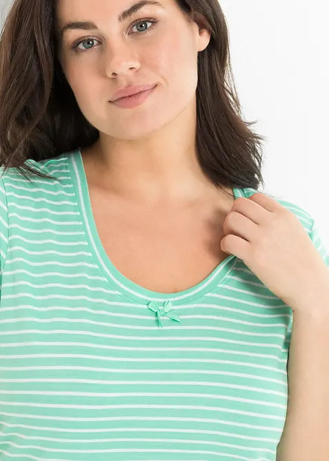 Långt nattlinne av ren bomull, bonprix