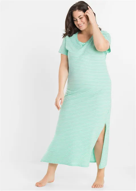 Långt nattlinne av ren bomull, bonprix