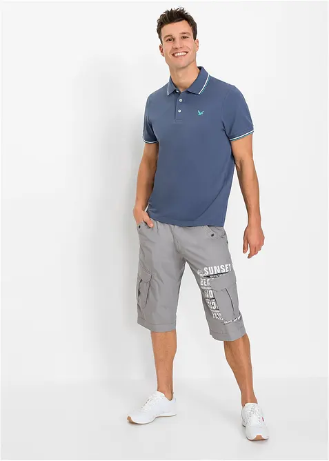 Pikétröja i ren bomull, bonprix