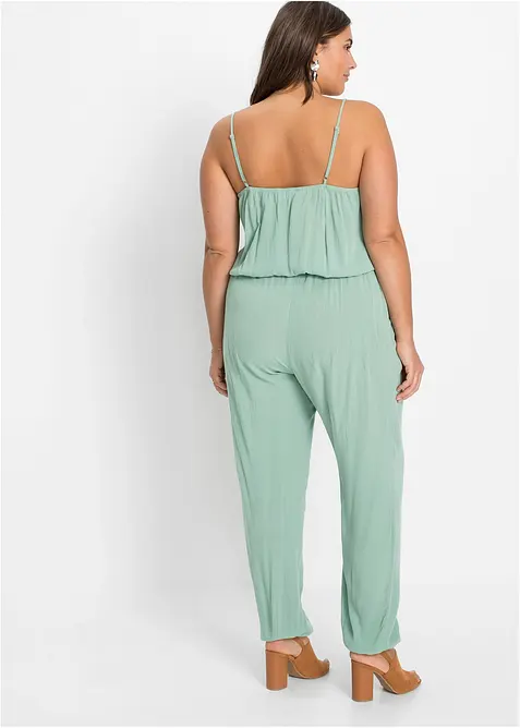 Jumpsuit i viskosmaterial med struktur, bonprix