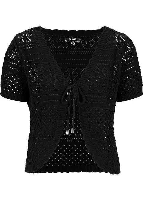 Virkad bolero i kort modell, bonprix
