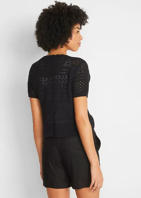 Virkad bolero i kort modell, bonprix