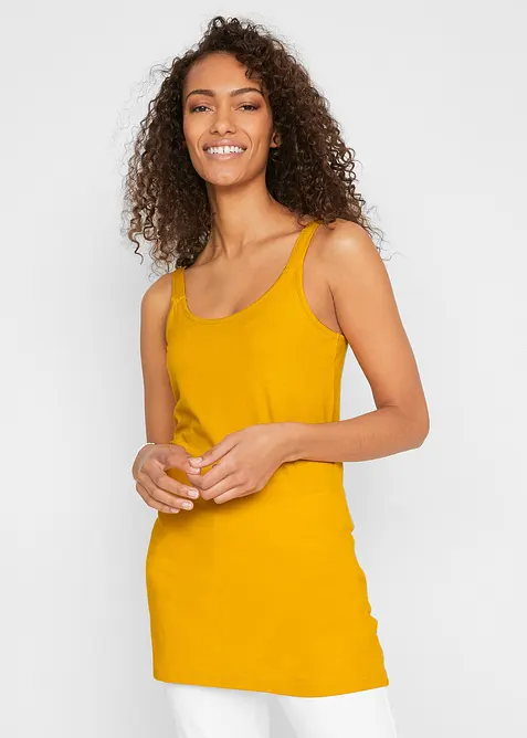 L&aring;ngt linne med ekologisk bomull  (2-pack), bonprix